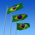 Brazilian flags